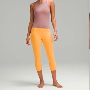 NWT Lululemon Align HR crop 21in in Mango Dream
